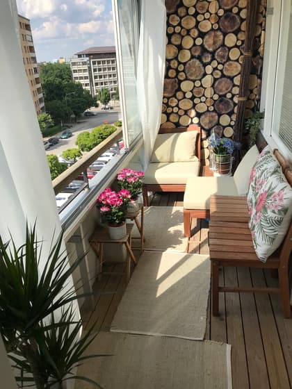 Balkong eller utsiktsbild