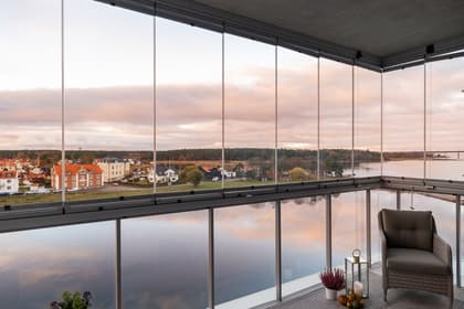 Balkong eller utsiktsbild