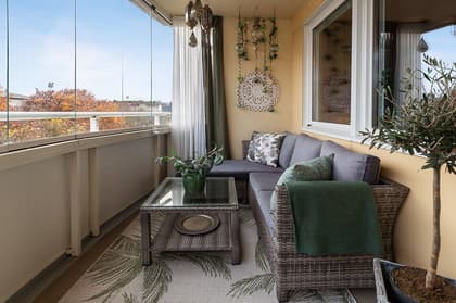 Balkong eller utsiktsbild