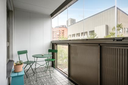 Balkong eller utsiktsbild