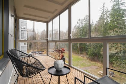 Balkong eller utsiktsbild