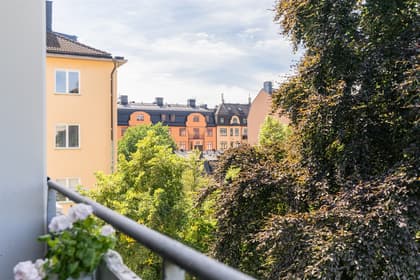 Balkong eller utsiktsbild