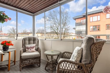 Balkong eller utsiktsbild