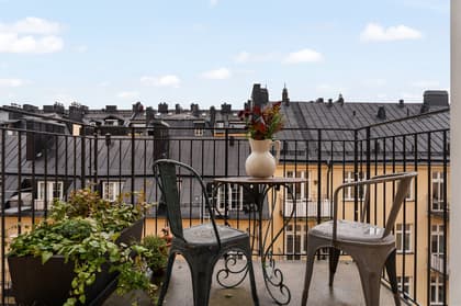 Balkong eller utsiktsbild