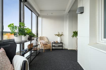 Balkong eller utsiktsbild