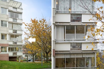 Balkong eller utsiktsbild