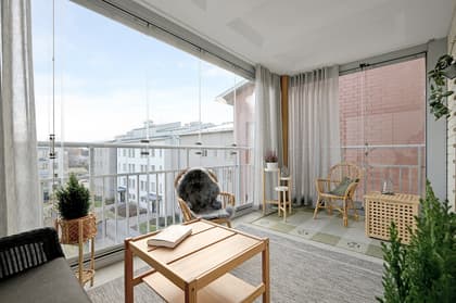 Balkong eller utsiktsbild