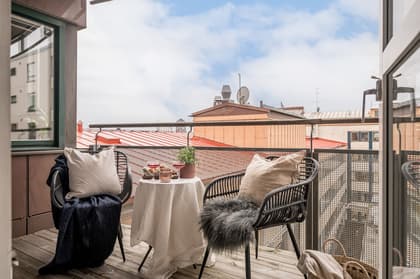 Balkong eller utsiktsbild