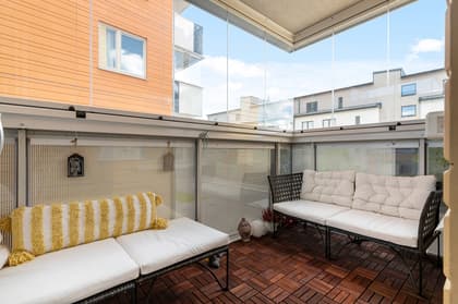 Balkong eller utsiktsbild