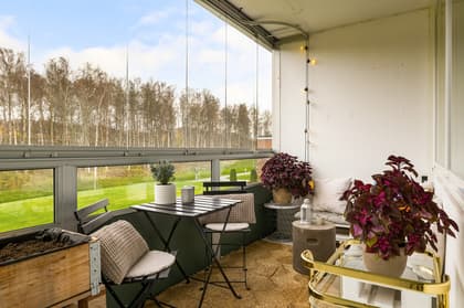 Balkong eller utsiktsbild