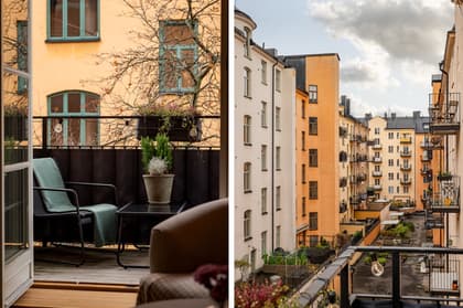 Balkong eller utsiktsbild