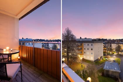 Balkong eller utsiktsbild