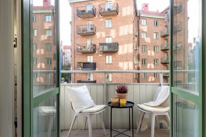 Balkong eller utsiktsbild