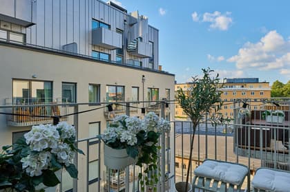 Balkong eller utsiktsbild