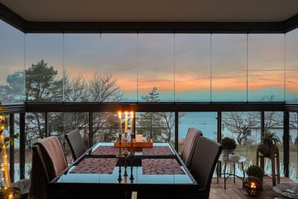 Balkong eller utsiktsbild