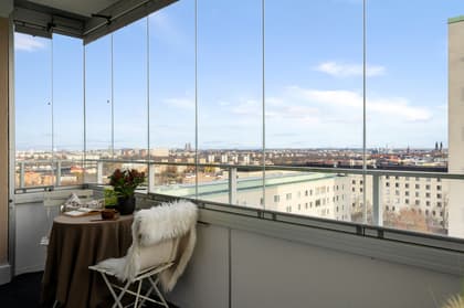 Balkong eller utsiktsbild