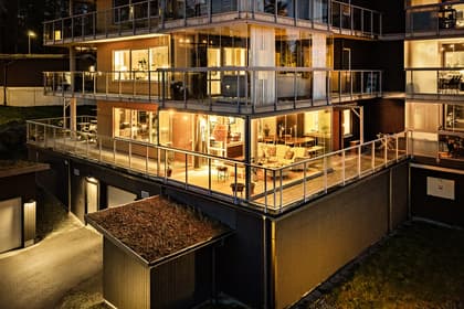 Balkong eller utsiktsbild