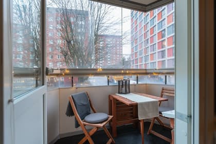 Balkong eller utsiktsbild