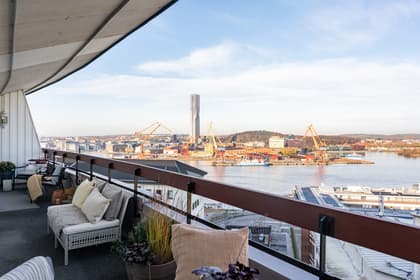 Balkong eller utsiktsbild