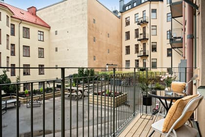 Balkong eller utsiktsbild