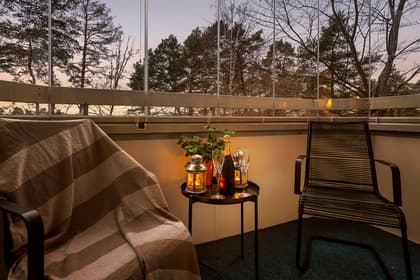 Balkong eller utsiktsbild