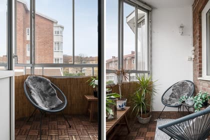 Balkong eller utsiktsbild