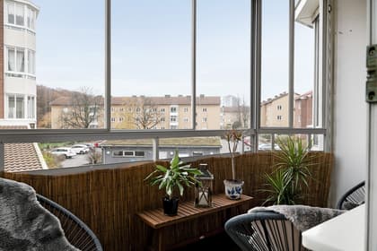 Balkong eller utsiktsbild