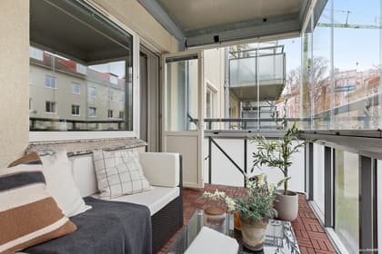 Balkong eller utsiktsbild