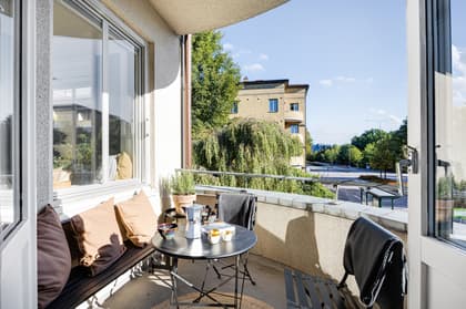 Balkong eller utsiktsbild