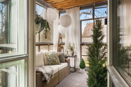 Balkong eller utsiktsbild