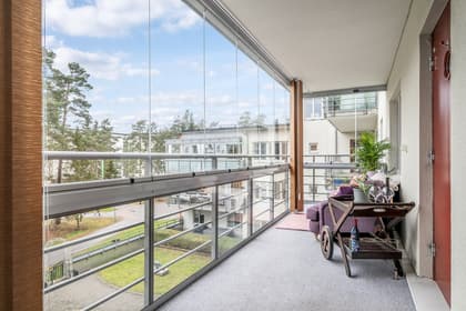 Balkong eller utsiktsbild