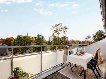 Balkong eller utsiktsbild