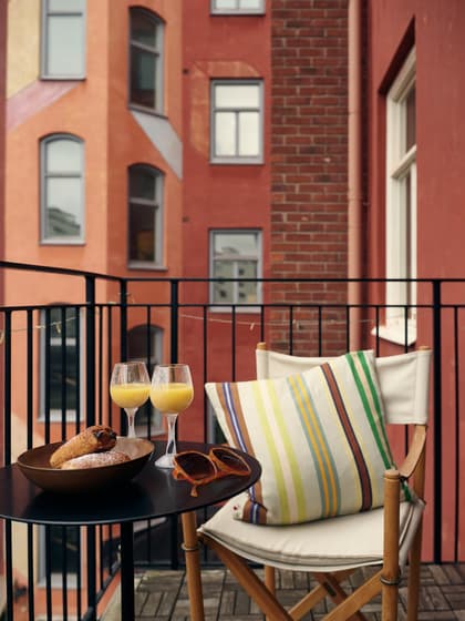 Balkong eller utsiktsbild