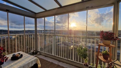 Balkong eller utsiktsbild