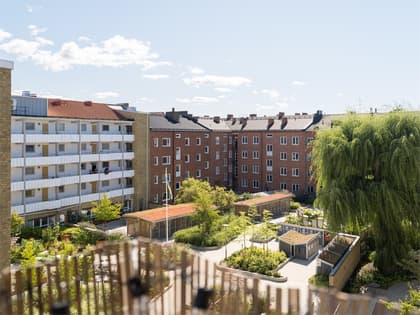 Balkong eller utsiktsbild