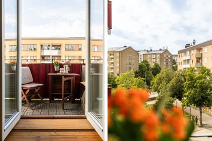 Balkong eller utsiktsbild