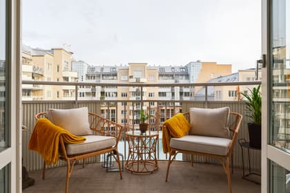 Balkong eller utsiktsbild