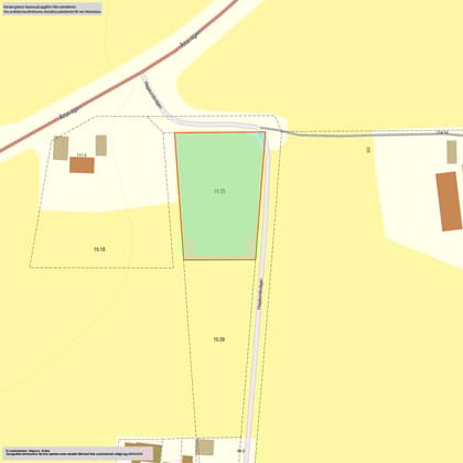 Illustrerad karta över fastigheten eller området