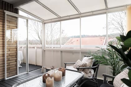 Balkong eller utsiktsbild