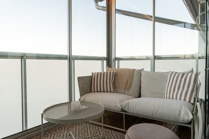 Balkong eller utsiktsbild