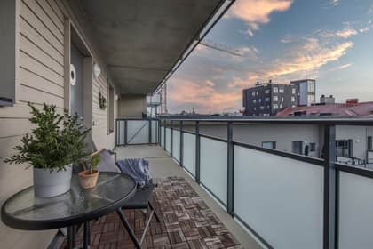 Balkong eller utsiktsbild