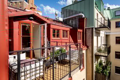 Balkong eller utsiktsbild