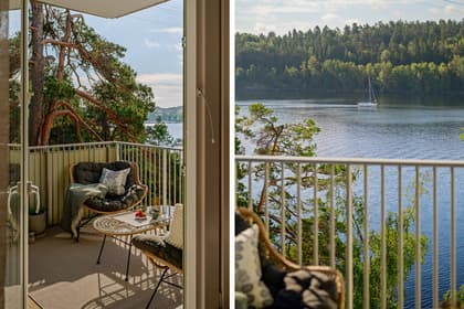 Balkong eller utsiktsbild