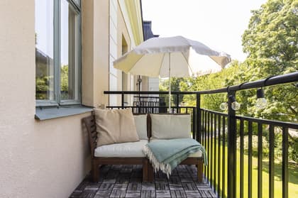 Balkong eller utsiktsbild