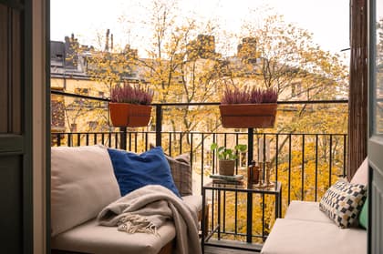 Balkong eller utsiktsbild