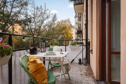 Balkong eller utsiktsbild