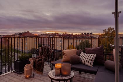 Balkong eller utsiktsbild