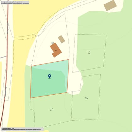 Illustrerad karta över fastigheten eller området
