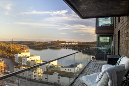 Balkong eller utsiktsbild