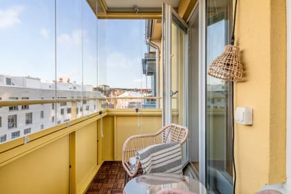 Balkong eller utsiktsbild